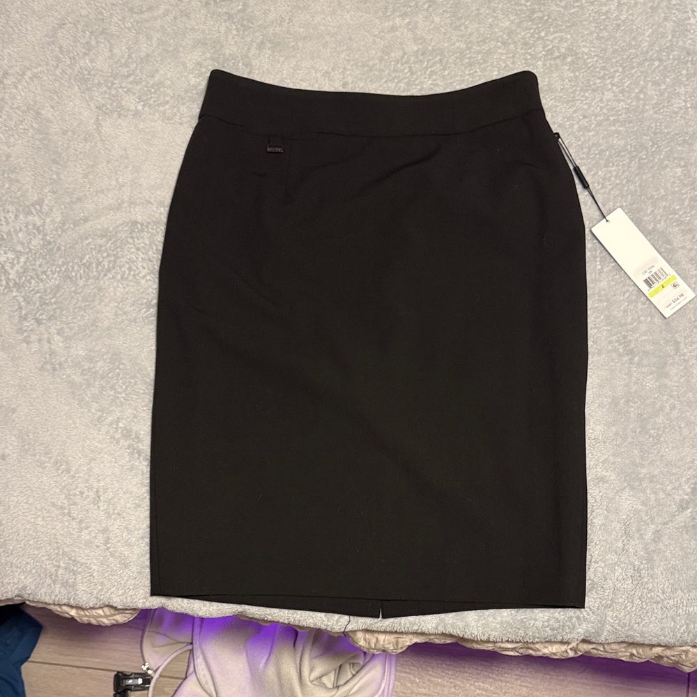 Calvin Klein Collection Black Midi Skirt